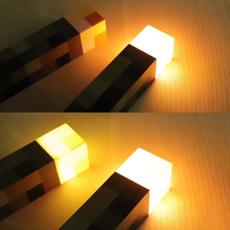 Lámpara de Antorcha Minecraft
